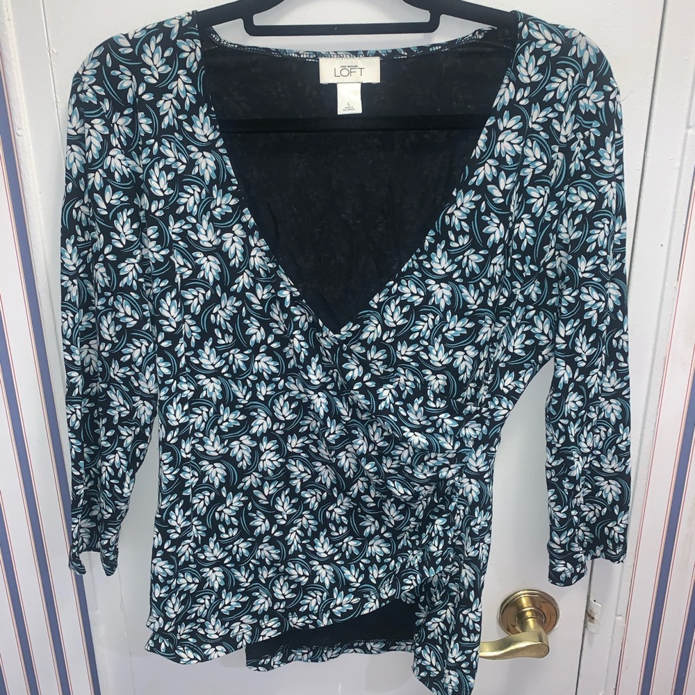 Loft floral long sleeve